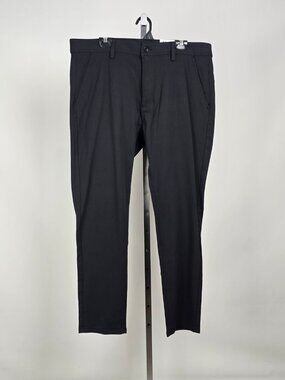 Projek Raw Black Dress Pants Stretch Classic Fit Mens Size 38